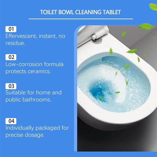JUE FISH Toilet Cleaning Tablets - Effective for Removing St