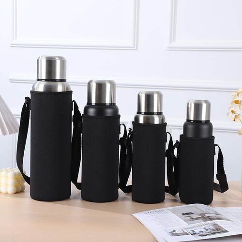 500 ML Water Bottles Bag Carrier Cup Insulated Cover Black