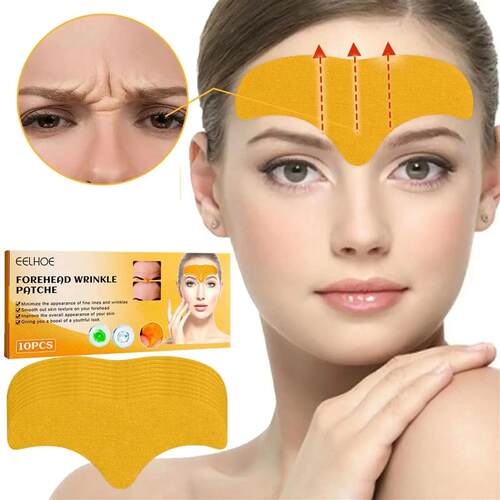 10pcs/box Anti-wrinkle Forehead Line Removal Gel Patch Firmi