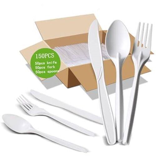 compostable utensils set- 150 Pcs Compostable Cutlery Set