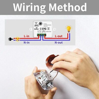 86 Wireless Smart RF 433Mhz Wall Panel with Remote Control 1