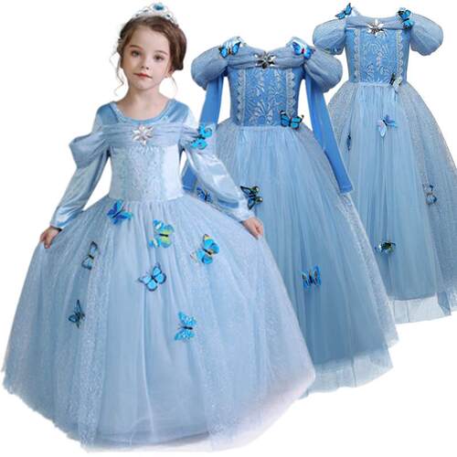 Princess Girl Dress Girl Children Christmas Party Costume Fo