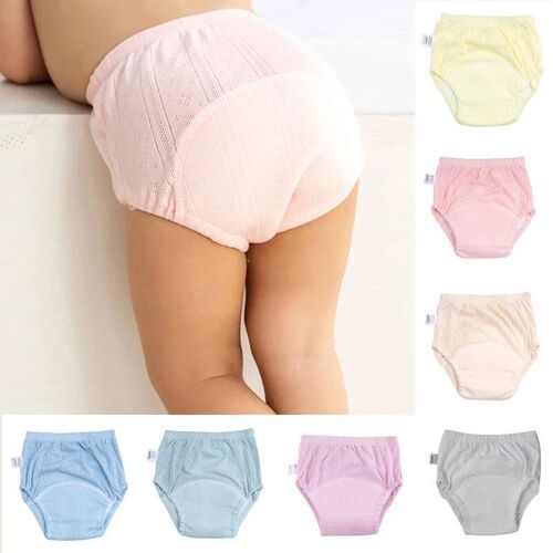 Cute Baby Waterproof Reusable Training Pants Cotton Baby Dia