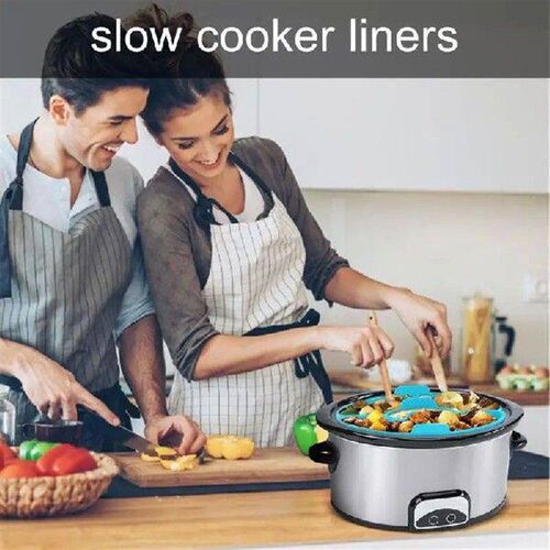 Small Slow Cooker Liners Reusable Silicone Pot Inserts