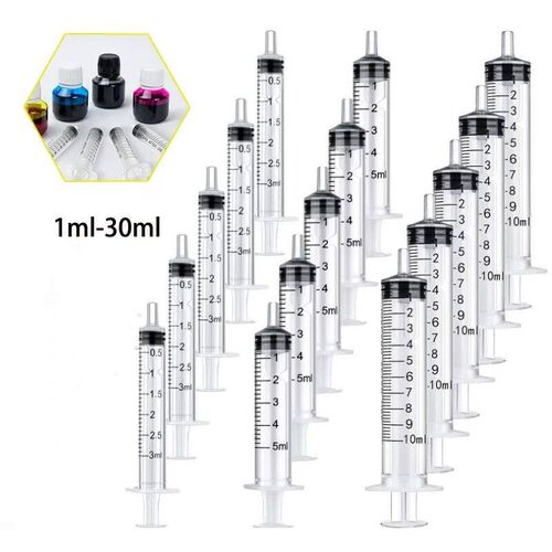 2-20Pcs 1ml-10ml Plastic Reusable Syringe For Measuring Nutr