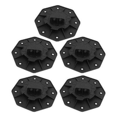 5 Pcs Height Adjustable Deck Support Pedestal Sturdy Floor