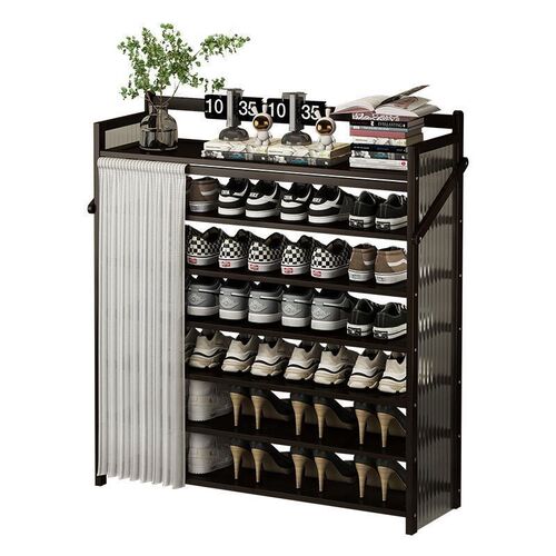 Free installation shoe rack folding entrance shoe cabinet