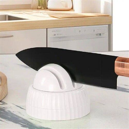 Kitchen Sharpener Tool Suction Cup Rounded Housing Portable