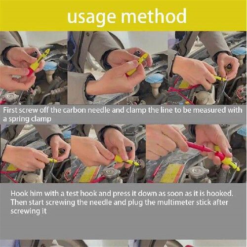 Multimeter Test Probes Non-destructive Needle Pin Tester