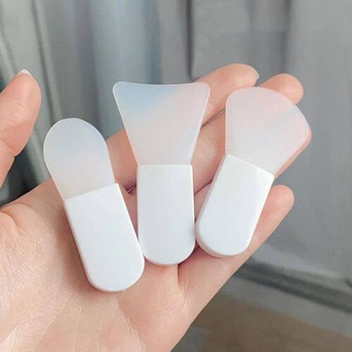 3Pc Silicone Face Mask Brush Soft Facial Skin Care Portable