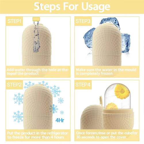 ce Roller for Face and Eyes Slcone ce Mold, Coolng and Frmng