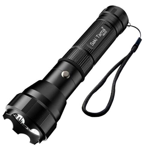 LED flashlight strong light long-range rechargeable aluminum