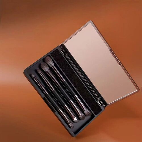 4-piece cosmetic brush bolt head cosmetic pen with mirror bo