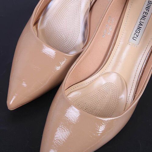 Half-size cushion front pad insoles for high heels, womens