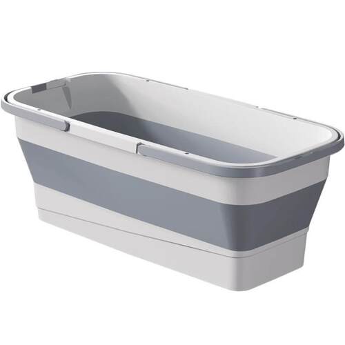 Foldable Flat Mop Bucket Rectangular Home Floor Cleaning Buc