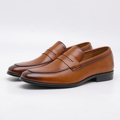 Mens Loafers Breathable Business Formal Driving Moccasins