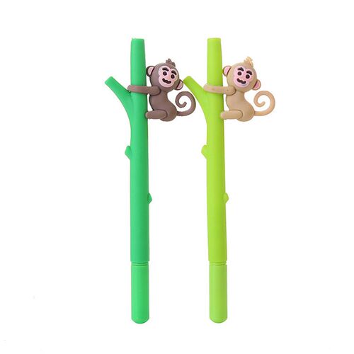 Creative Soft Rubber Neutral Pen Cartoon Monkey Tree Signat