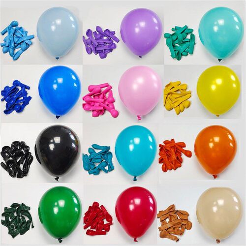 30/50/100pcs Balloons Matte Round Globos Macaron Latex Ballo
