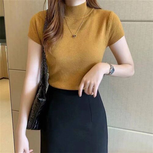 Fashion Woman Blouses Short Sleeve Summer Tops Blouse Women