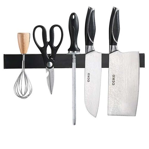304 stainless steel magnet knife holder non-perforated kitch