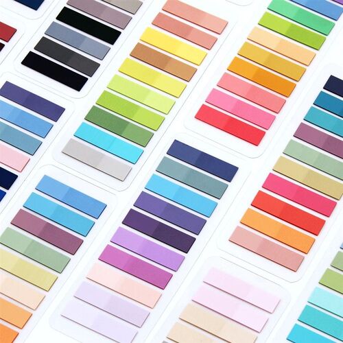 2400S Transparent Colorful Index Creative Memo Pads Office S