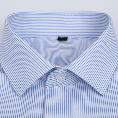 Plus Size S to 8xl formal shirts for men striped long sleeve