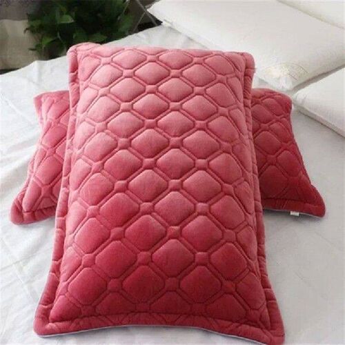 1/2pcs Crystal Velvet Pillowcase Solid Color Winter Warm