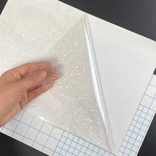 50 Sheets Adhesive Cold Lamination Film Plastic Hot Stamping