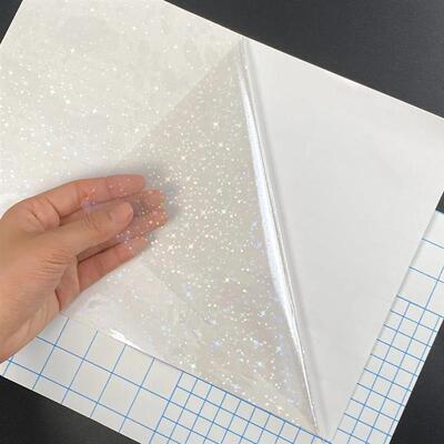 50 Sheets Adhesive Cold Lamination Film Plastic Hot Stamping