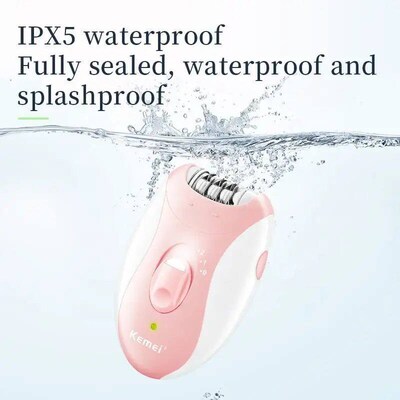 Rechargeable Women Epilator Electric Facial Body Hair Remove
