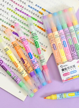 Doubleended Fluorescent Pen for Students Highcapacity Marker