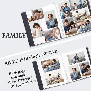 Solid Color Large Photo Album Self Adhesive Bookshelf Albums