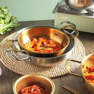 Stainless Steel Soup Pot Korean style Noodles Seafood Pot