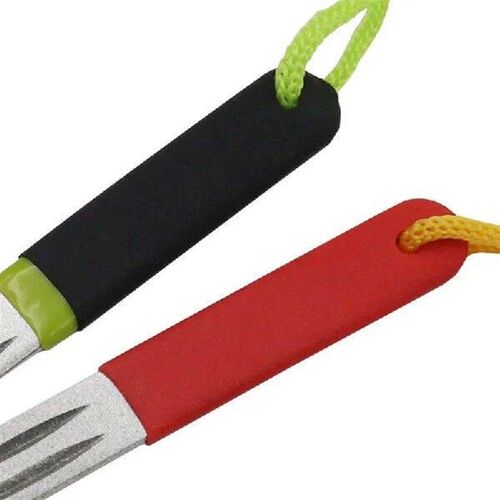 Double Side Hook Hone Fishing Hook File Line Stripper Knife