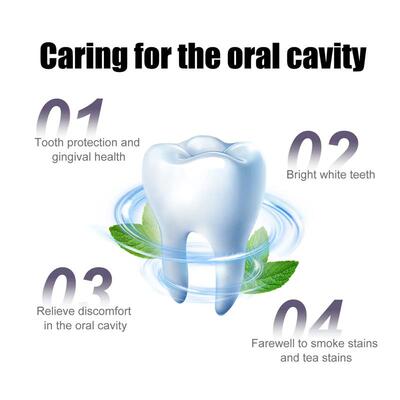 V34 Purple Whitening Toothpaste Brightening Yellow Teeth Rem