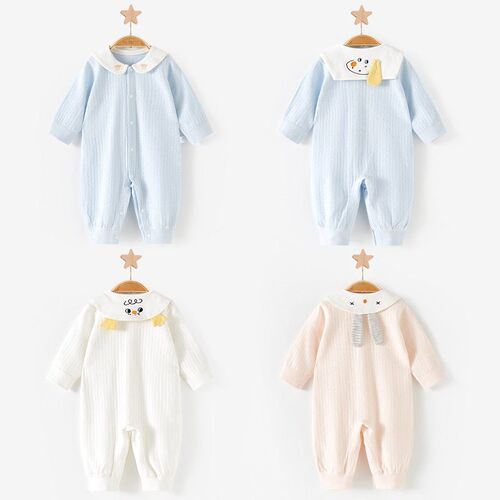 Newborn Baby Clothes Thin Long-sleeved Clothes For Going Out