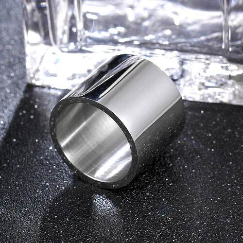 4mm 6mm 8mm Wide Stainless Steel Rings High Polished 2020