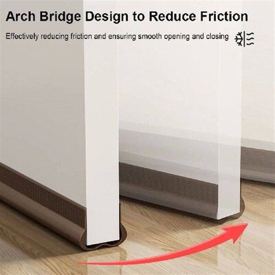 Soundproof Door Bottom Sealing Strip Bedroom PVC