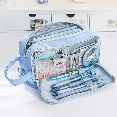 Dopamine Student Large Capacity Multi functional Pen Case Pe