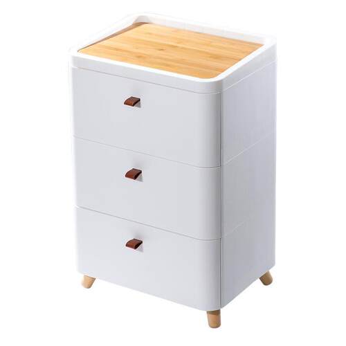 Japanese storage cabinet thickened drawer type household bed