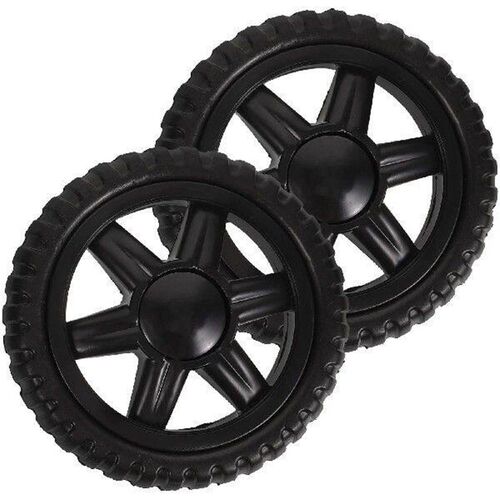 2 Pcs Stair-climbing Shopping Cart Wheels Folding Caster