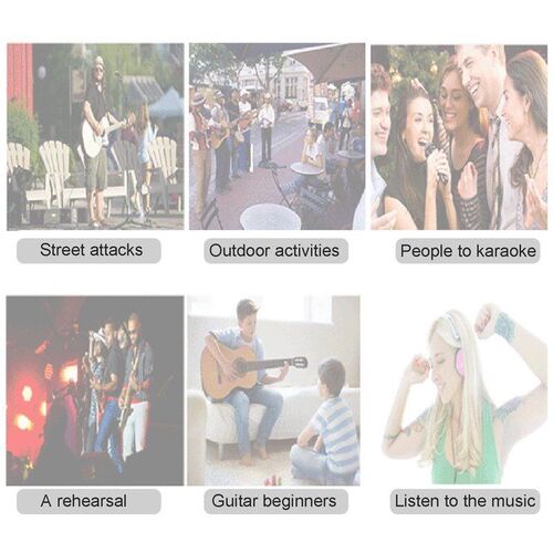 Mini Guitar Amplifier Guitar Amp With Back  Speaker Guitar A