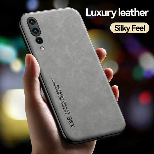 For P20 P30 P40 P50 P60 PRO Magnetic Sheepskin Leather Case