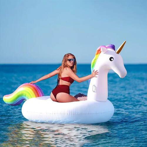 Rooxin Swim Pool Floating Inflatable Swimming Ring Tube Wate
