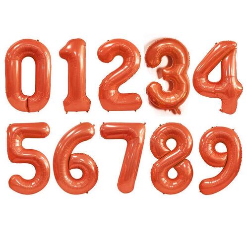 NEW 40Inch Foil Birthday Balloons 0-9 Helium Number Balloon