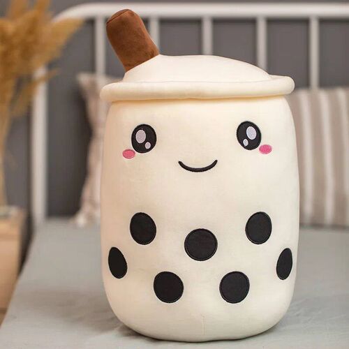 25-70cm cartoon bubble tea cup shaped pillow real-life stuff