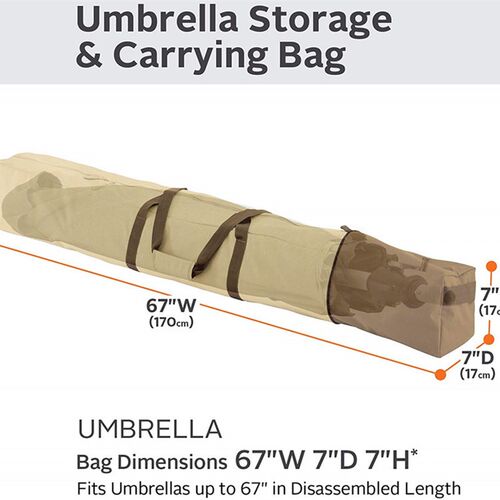 Outdoor Long Handle Umbrella Storage Bag Waterproof Dustproo