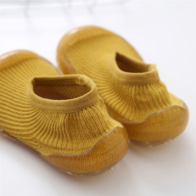 Babys Socks Shoes Rubber Sole 0-3Y Home Wear Toddler Learni