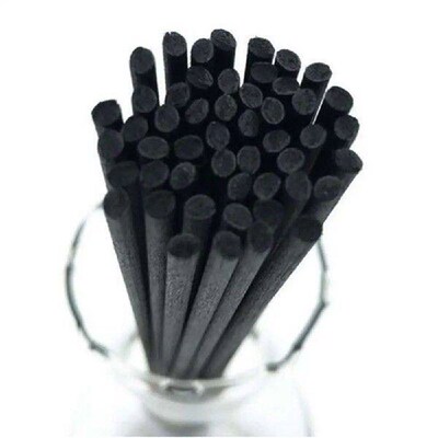 50/100 Pcs Black Rattan Reed Diffuser Sticks Replacement