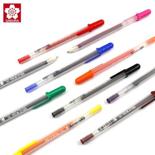 SAKURA Gelly Roll Pens Gel Ink Ballsign Pen Art Marker High